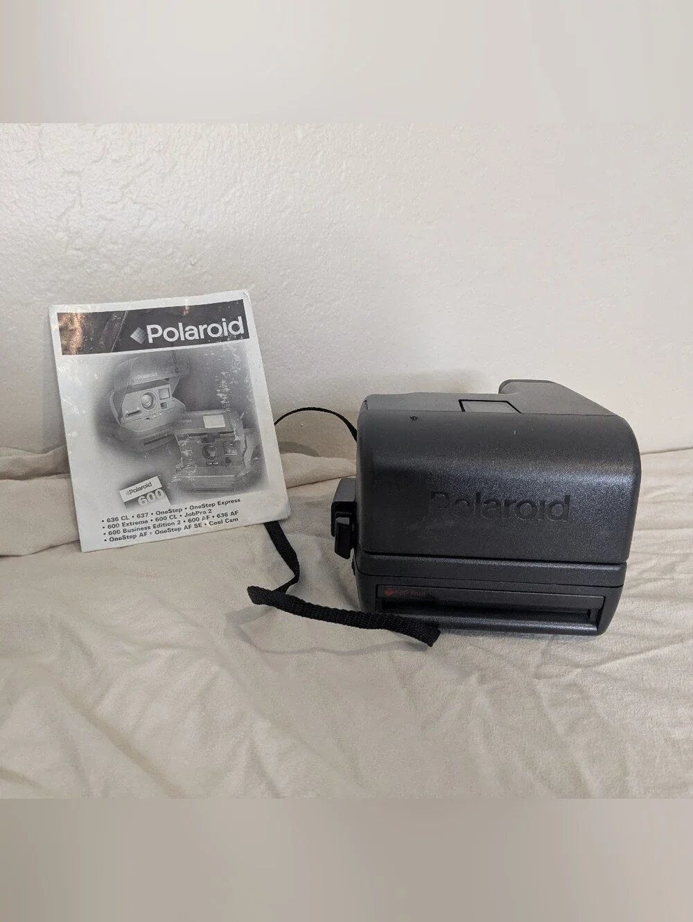 Vintage Polaroid One Step Camera with Manual